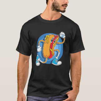 Camiseta Gracioso perro caliente de la comida rápida Franks
