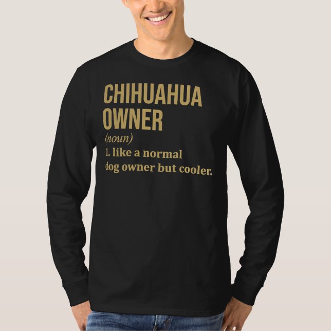 Camiseta Gracioso perro chihuahua (Anverso)