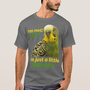 Camiseta Gracioso Perro de Perro Amarillo Verde de Budgie