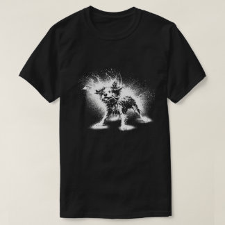 Camiseta Gracioso perro de Splash 2 Graffiti de arte callej