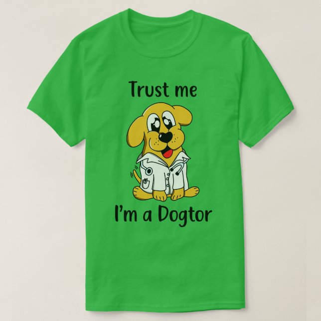 Camiseta Gracioso perro Médica toon (Diseño del anverso)