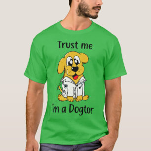 Camiseta Gracioso perro Médica toon