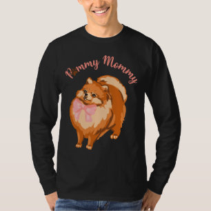 Camiseta Gracioso Perro Pommy Mami