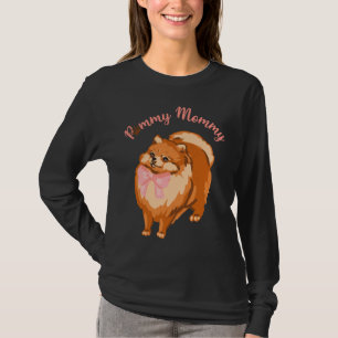 Camiseta Gracioso Perro Pommy Mami