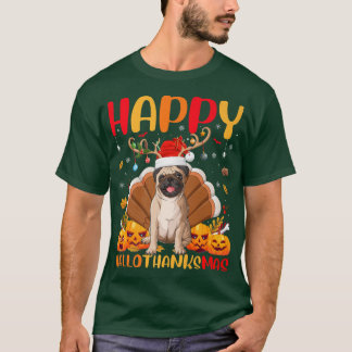 Camiseta Gracioso Perro Pug Lover Feliz Pug HelloMas
