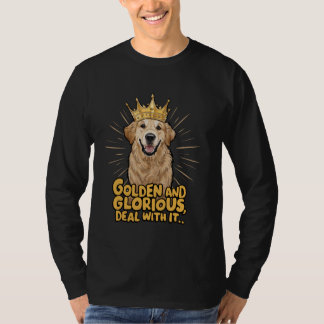Camiseta gracioso perro sarcástico de oro diciendo por humo