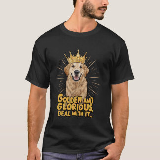 Camiseta gracioso perro sarcástico de oro diciendo por humo