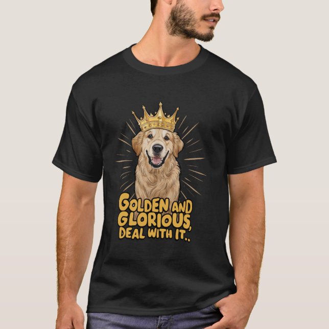 Camiseta gracioso perro sarcástico de oro diciendo por humo (Anverso)