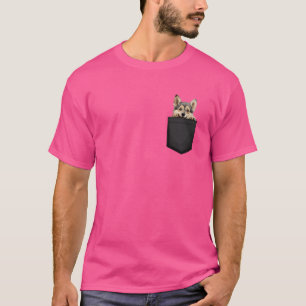 Camiseta Gracioso Perro Sueco Vallhund Cachorro En Pocket C