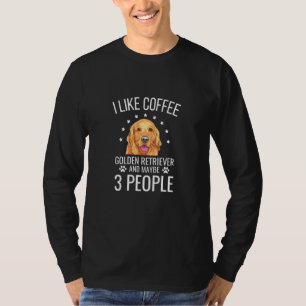 Camiseta Gracioso perro y perro amante del café