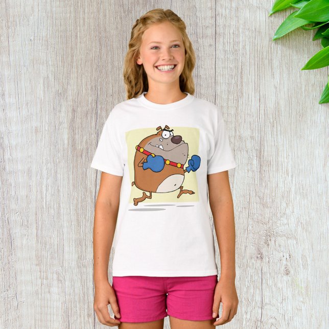 Camiseta Gracioso Personalizado Bulldog Boxer Perro (Subido por el creador)