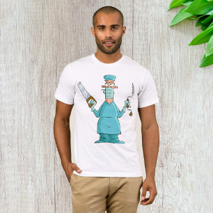 Camiseta Gracioso Personalizado de Cirujano Humor Médico Gr