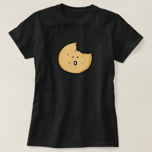 Camiseta Gracioso Personalizado de cookies con Bite