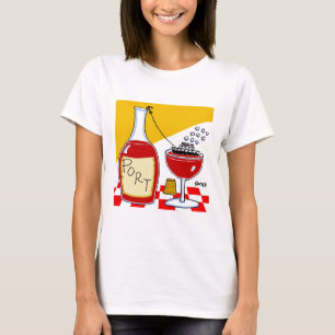 Camiseta Gracioso Personalizado de vino y crucero