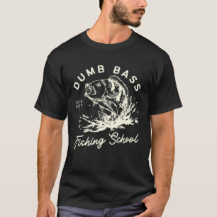 Camiseta Gracioso pescador de la escuela de pesca de tontos