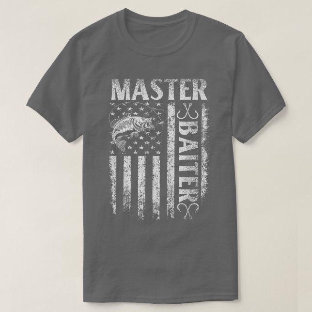 Camiseta Gracioso    Pescador Maestro Baiter  (Diseño del anverso)