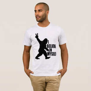 Camiseta Gracioso pez gordo -creo en mí mismo