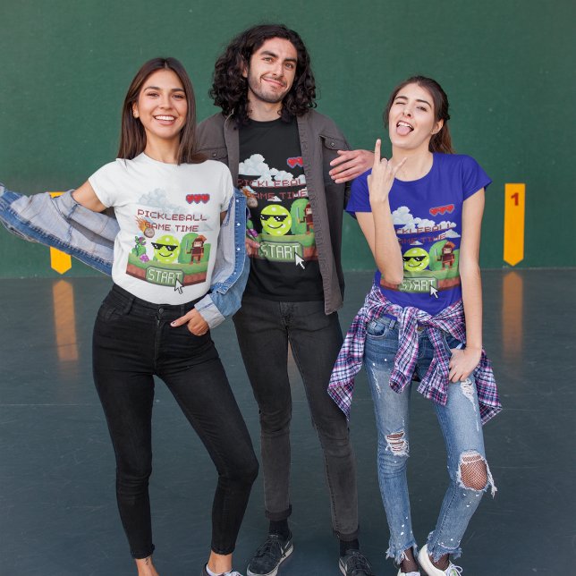 Camiseta Gracioso Pickleball Pixel Juego de Arte Unisex Cam (Subido por el creador)