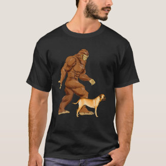 Camiseta Gracioso pie de playa Bullmastiff Sasquatch Perro