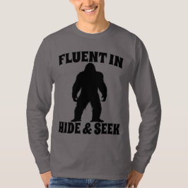 Camiseta Gracioso Pie Grande - Fluent in Hide and Seek