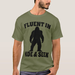 Camiseta Gracioso Pie Grande - Fluent in Hide and Seek