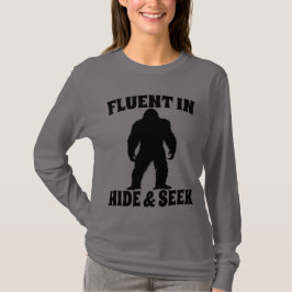 Camiseta Gracioso Pie Grande - Fluent in Hide and Seek