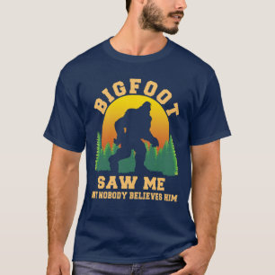 Camiseta Gracioso Pie Grande Me Vio Sasquatch Criptozoologí
