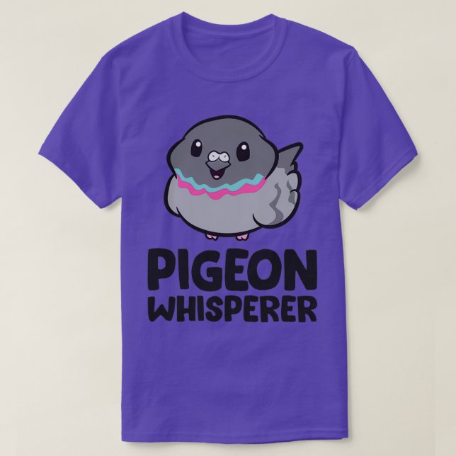 Camiseta Gracioso Pigeon Lover Pigeon Whisperer (Diseño del anverso)