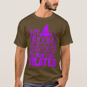 Camiseta Gracioso Pilates Halloween Ejercicio Gimnasio Test