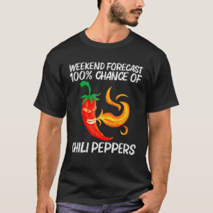 Camiseta Gracioso Pimienta De Chili Para Los Hombres Las Mu