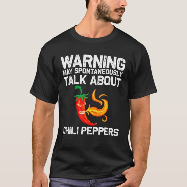Camiseta Gracioso Pimienta De Chili Para Los Hombres Las Mu (Anverso)
