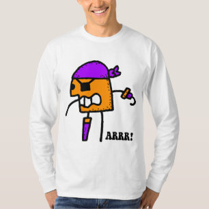 Camiseta Gracioso pirata Halloween