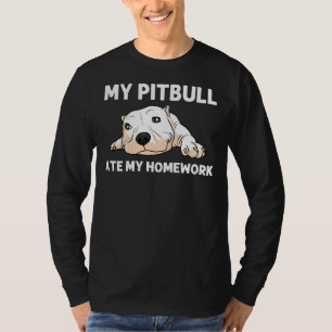 Camiseta Gracioso Pitbull Para Niños Chicas Mascota Canine