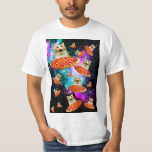 Camiseta Gracioso pizza espacial