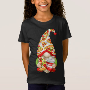 Camiseta Gracioso Pizza Lover Gnome Cute Pizza Patrón