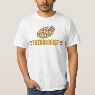 Camiseta Gracioso Pizza Lover Pizzaólogo Humorístico
