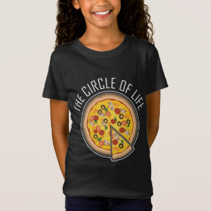 Camiseta Gracioso Pizza Pun Cita El Círculo De Life Peppero