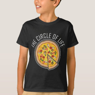Camiseta Gracioso Pizza Pun Cita El Círculo De Life Peppero