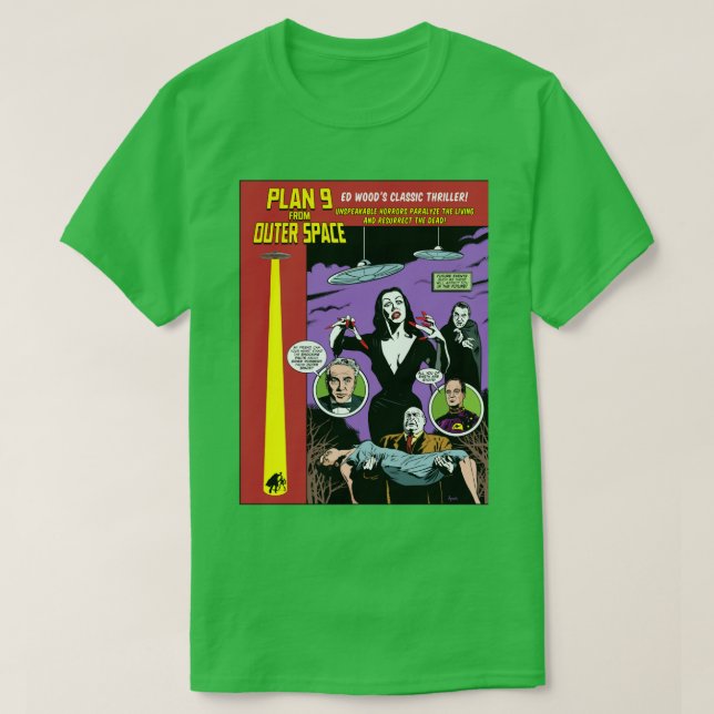 Camiseta Gracioso Plan De Hombre 9 Desde Gráfico Del Espaci (Diseño del anverso)