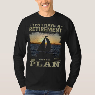 Camiseta Gracioso Plan de Jubilación de Vela Hombres Mujere