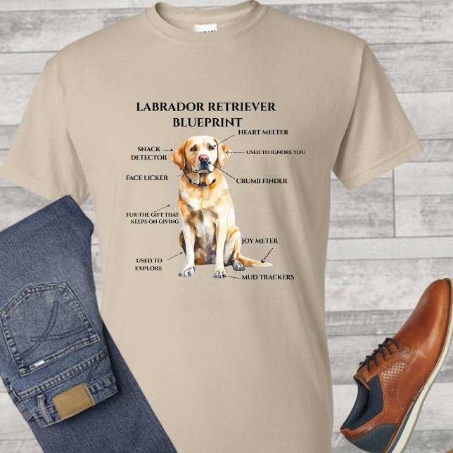 Camiseta Gracioso plan de recuperación de Labrador (Subido por el creador)