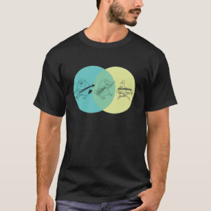 Camiseta Gracioso platypus con diagrama de keytar 