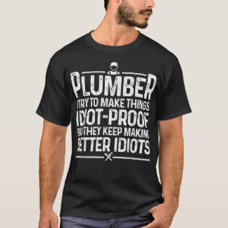 Camiseta Gracioso Plumero Para Hombres Mujeres Pipefitter P
