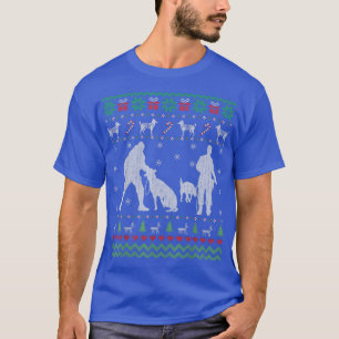 Camiseta Gracioso policía K9 Perro Navidades feos Regalos d