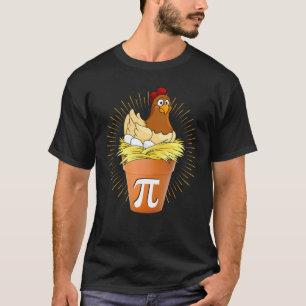 Camiseta Gracioso Pollo Pot Pi Guay Math Teacher Pi Day