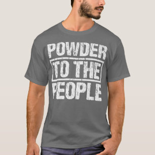Camiseta Gracioso Polvo De Snowboard Para La Gente Deportes