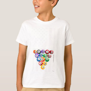 Camiseta Gracioso Pool Art Para Hombres Mujeres Billar Juga