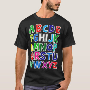 Camiseta Gracioso Pre K Kindergarten Hi Alphabet De Vuelta 