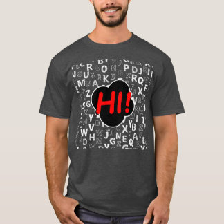 Camiseta Gracioso Pre K Kindergarten Hi Alphabet De Vuelta 