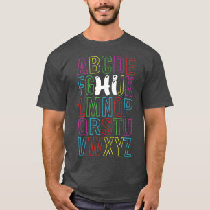 Camiseta Gracioso Pre K Kindergarten Hi Alphabet De Vuelta 